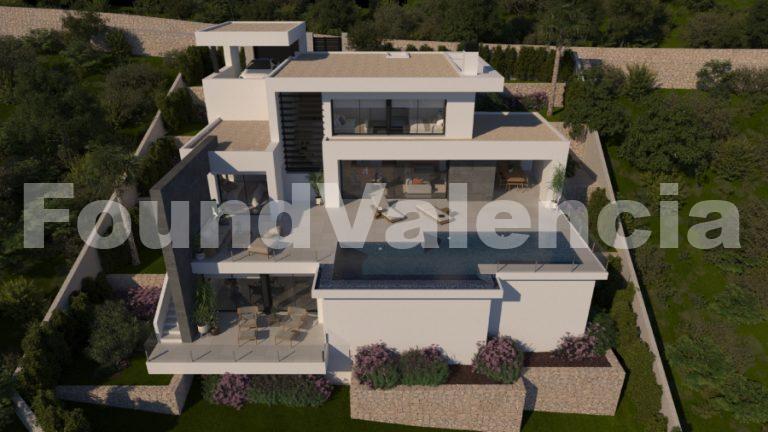 VILLA ISEO. Villa avec piscine privée et vue sur la mer dans le Residential Resort Cumbre del Sol